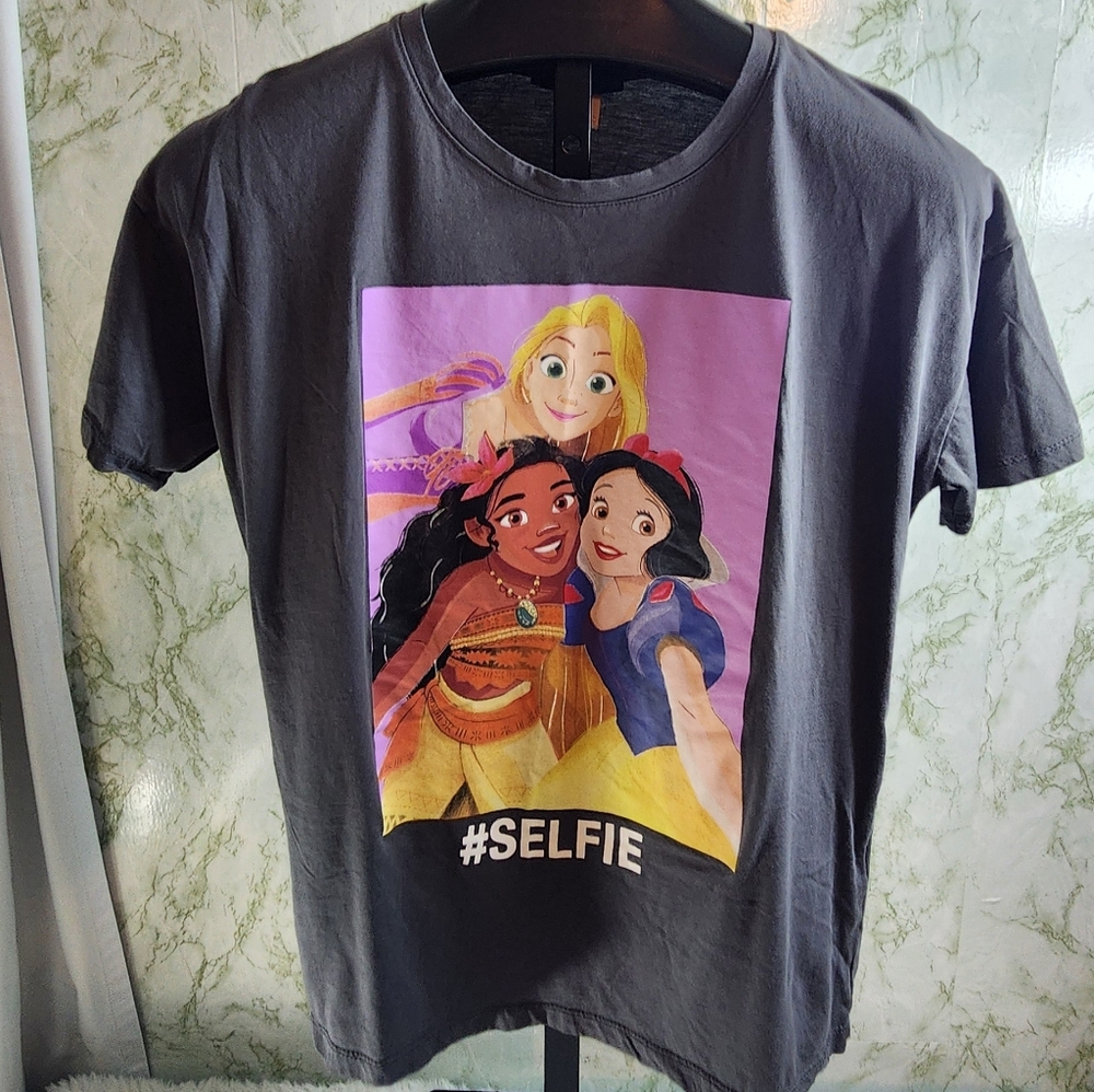 Disney Princess Screen Print Short Sleeve Tee